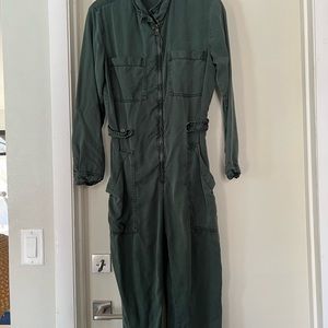 YFB green jumpsuit